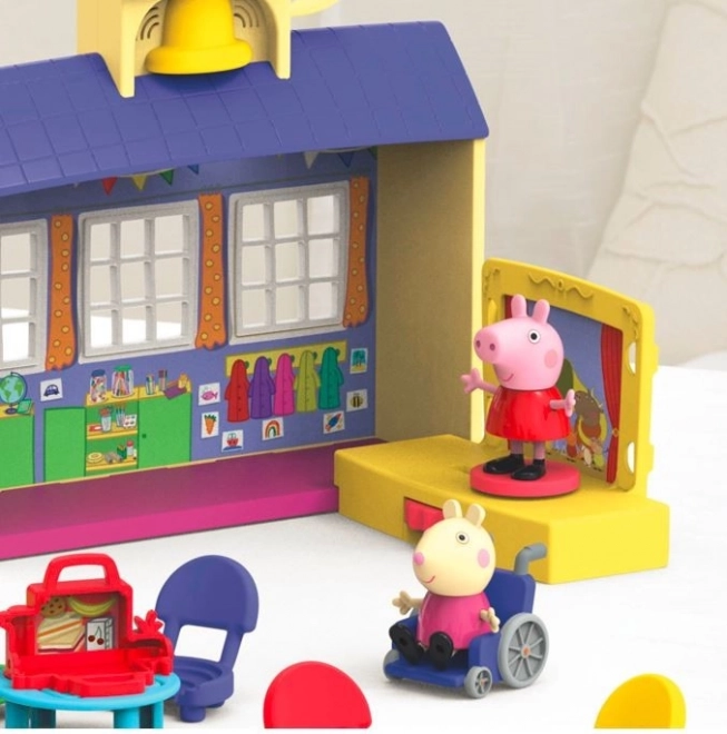 Legetøjsæt Peppa Gris Skolelegeplads