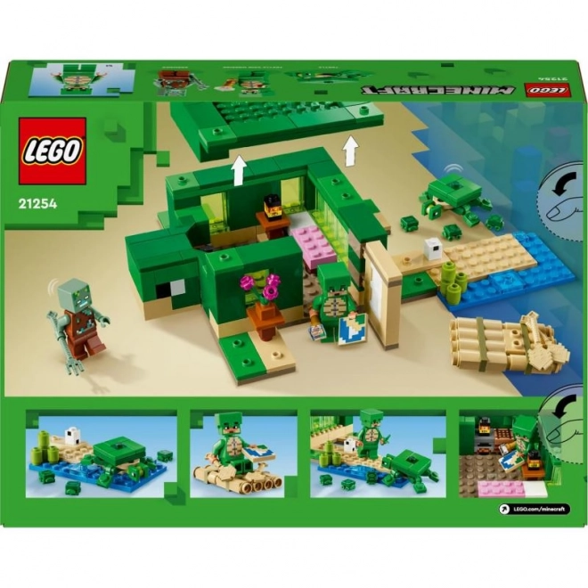 Minecraft Skildpaddedomicil på stranden