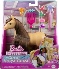Barbie-hesten Pepper med brun man til styling