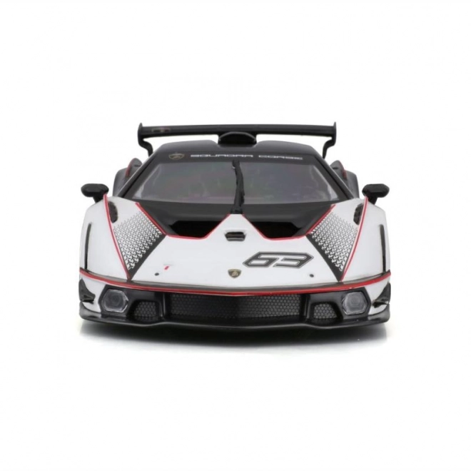 Bburago 1:24 Race Lamborghini Essenza SCV12 – Hvid
