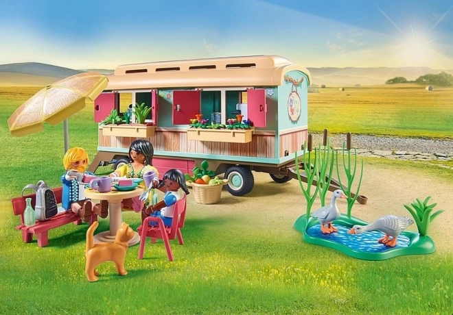 Hyggelig café i Playmobil Country vognen