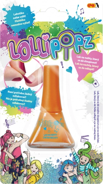 Børne-neglelak LOLLIPOPZ – orange