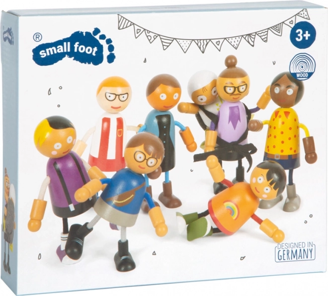 Small Foot Fleksible Dukker Familie med Barn
