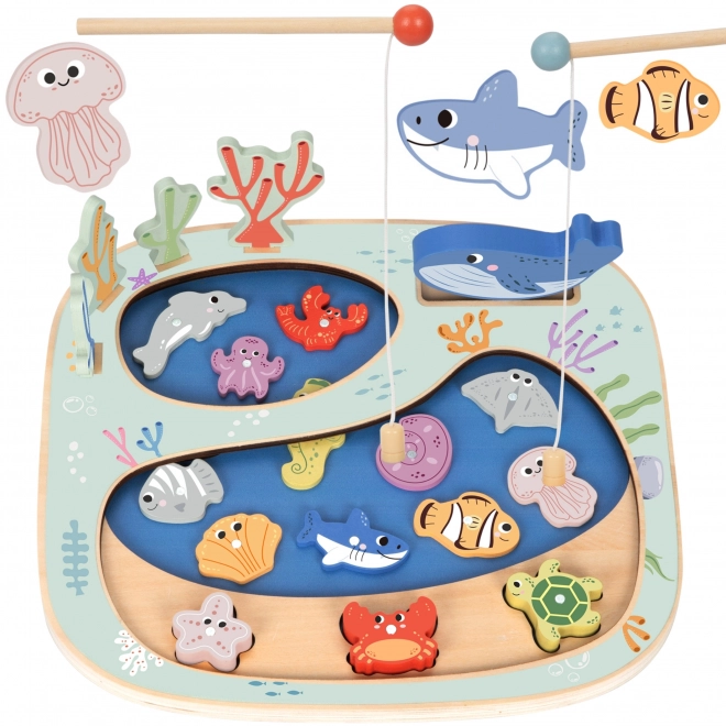 Fiskespillelegetøj Tooky Toy Montessori