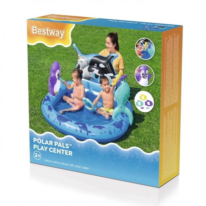 Søfart legeplads 134x131x73cm BESTWAY