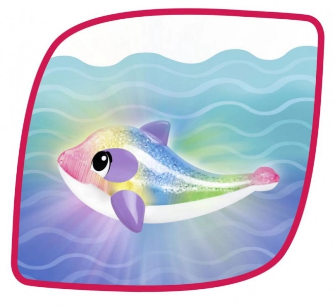 Glinsende delfin 14 cm