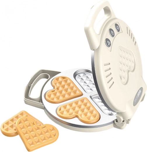 Vaffeljern og udskiftelige forme til sød leg