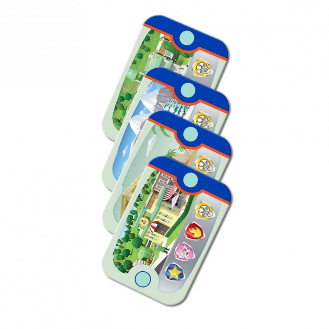 Manásci 4stk stof Paw Patrol i æske 26x30x6cm