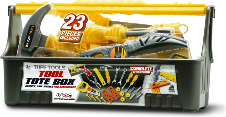 Komplet bærbart værksted i en kuffert