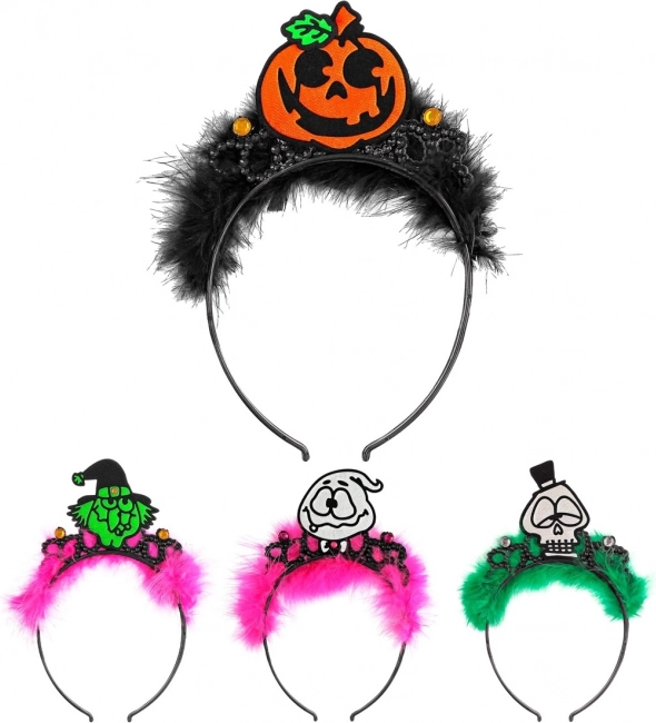 Halloween-hårbøjle – 4 mønstre