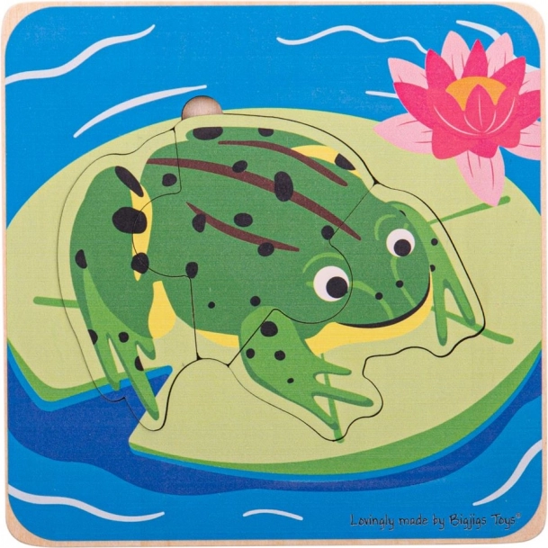 Puslespil for børn frøens livscyklus Bigjigs Toys