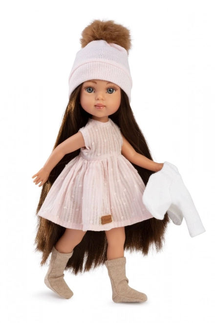 Realistisk dukke Penelope med helkropsvinyl 34 cm