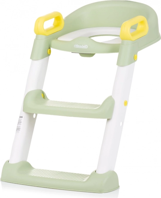 CHIPOLINO Toiletbræt med stige Skippy – grøn