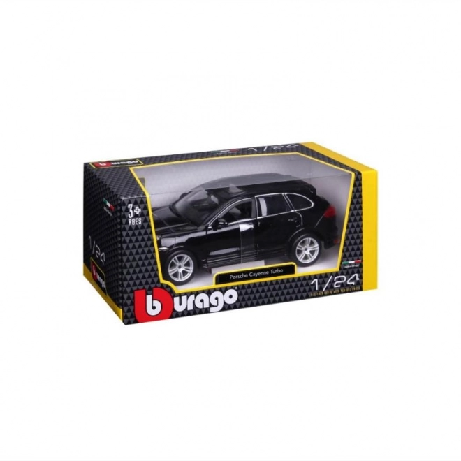 Metalmodel Porsche Cayenne Turbo sort 1/24