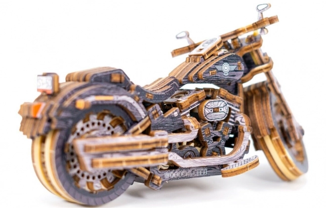 WOODEN CITY 3D puslespil Motorcykel Cruiser Begrænset udgave 168 dele