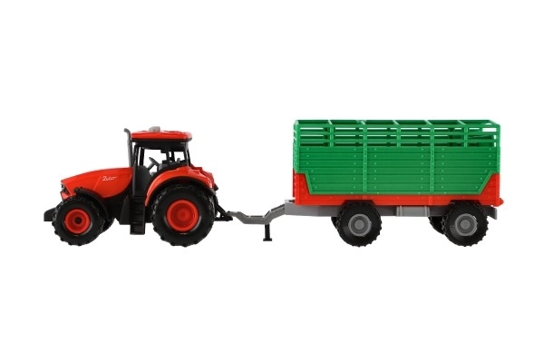 Traktor Zetor med trailer med lys- og lydeffekter - 36 cm