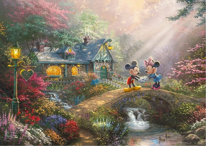 Puslespil i metalæske Mickey & Minnie 500 brikker