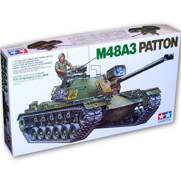 Amerikansk mellemstor tank M48A3 Patton 1:35