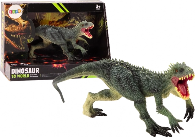 Samlingsfigur af dinosauren giganotosaurus – grøn