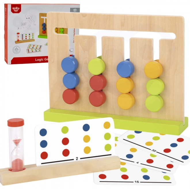 Logikspil i farverige klodser TOOKY TOY
