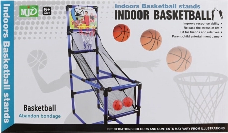 Plastik basketballsæt til indendørs brug