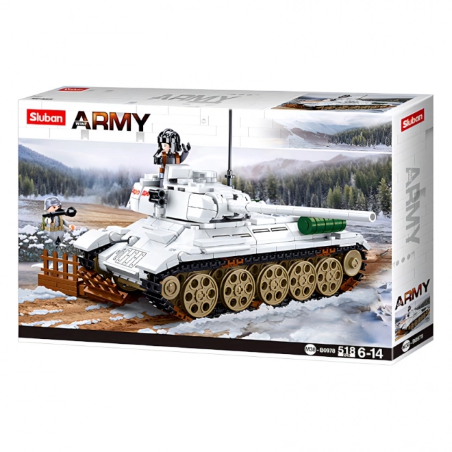 Sluban Slaget om Budapest M38-B0978 Hvid tank T-34/85