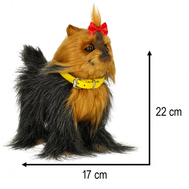 Interaktiv plysbamse Yorkie-hund