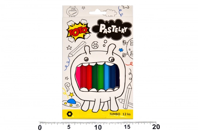 Farverige Jumbo farveblyanter