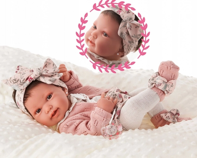 Antonio Juan 5036 Pipa Realistisk baby med fuld vinyl krop - 42 cm