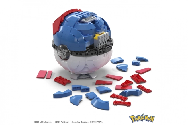 Konstruktionssæt Mega Construx Stor Pokémonkugle