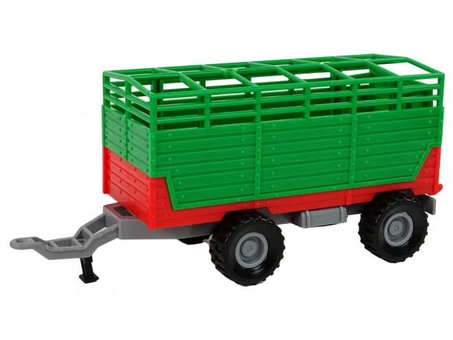 Traktor med anhænger Gård