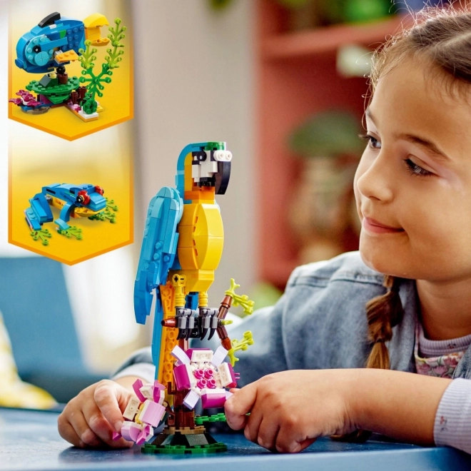 LEGO Creator 3v1 31136 Eksotisk papegøje