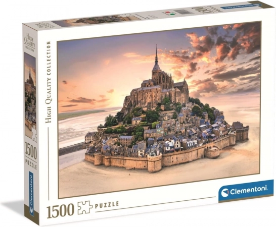 Puslespil 1500 brikker – The Mont Saint-Michel Rising (Clementoni)