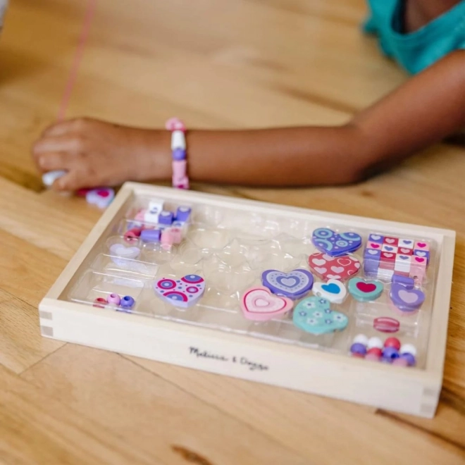 Kreativt perlesæt Hjerter - Melissa & Doug