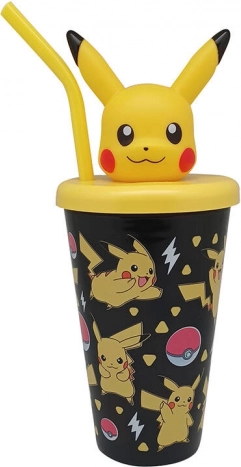 Børnedrikke­flaske Pokémon 450 ml med sugerør KiDS Licensing