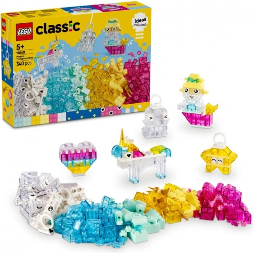 LEGO® Classic 11040 Magisk gennemsigtig æske
