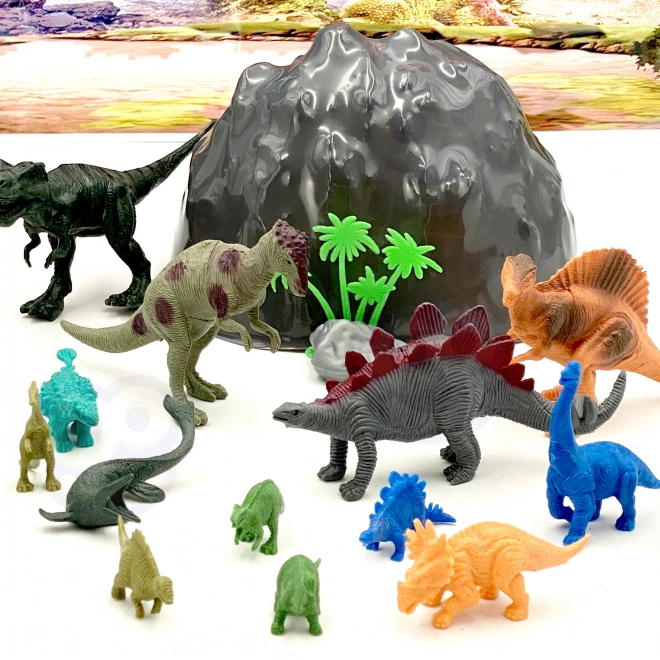 Dinosaur Figurer Sæt 34 stk WOOPIE