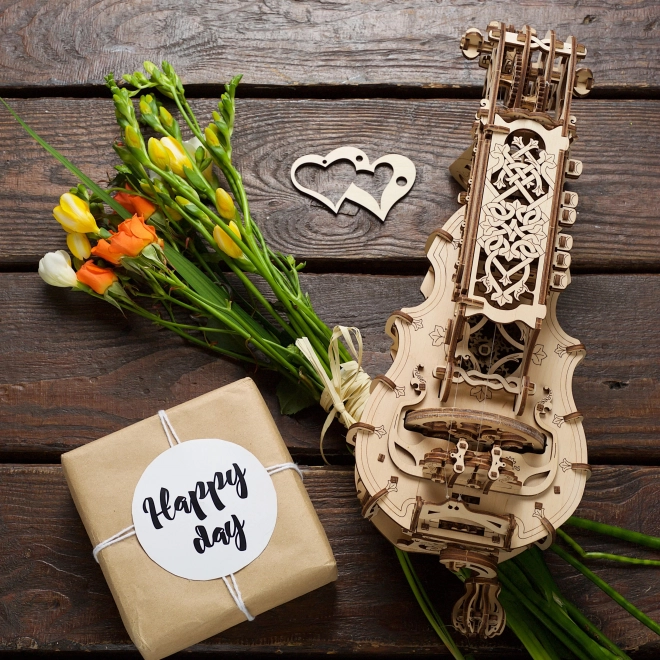 Ugears 3D Træmekanisk Puslespil Hurdy-Gurdy
