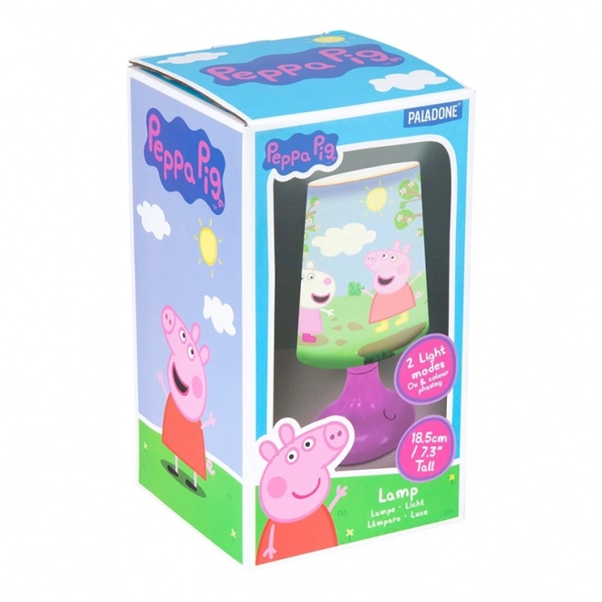 Natlampe til natbord Peppa Gris