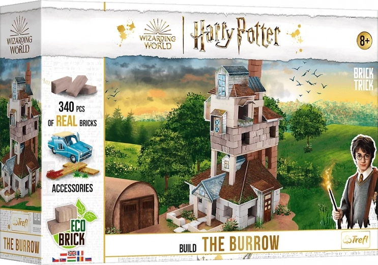 Byggesæt Brick Trick Harry Potter – Weasley-familiens Hus lavet af rigtige mursten