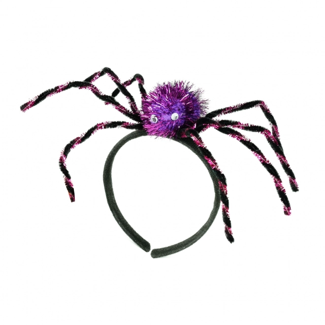 Halloween hårbøjle med edderkop