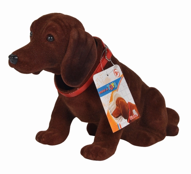 Gravhund med vippende hoved - 27 cm