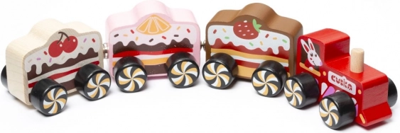 Trætog med magneter Cakes 4 dele CUBIKA