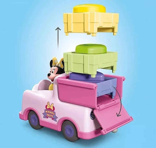 Sæt af figurer JUNIOR & Disney Mickey Mouse og frugtsortering