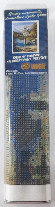 Norimpex Diamantmaling Kirke i Ramsau 30x40cm