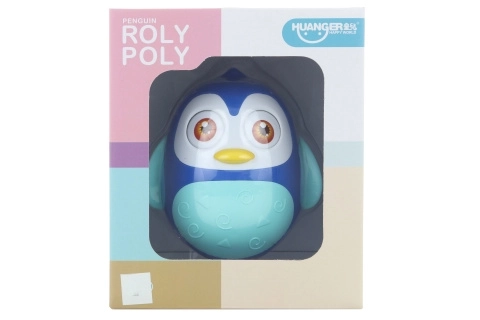 Blå rolly polly pingvin