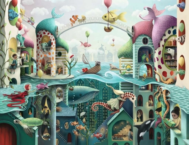Ravensburger puslespil 2000 brikker – If Fish Could Walk