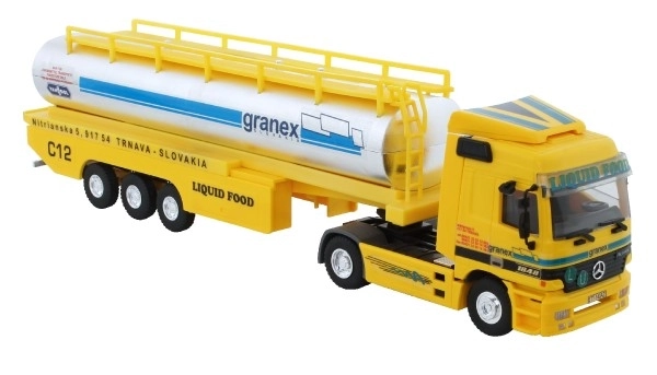 Byggesæt Monti System MS 55 Liguid Food Actros L-MB 1:48 i æske 31,5x16,5x8cm