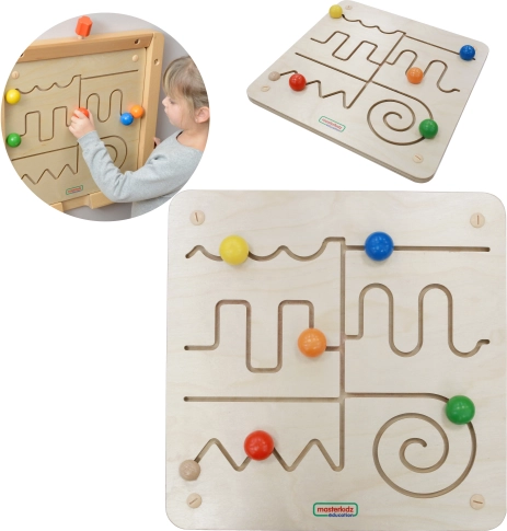 Træpædagogisk tavle Labyrint Masterkidz Montessori
