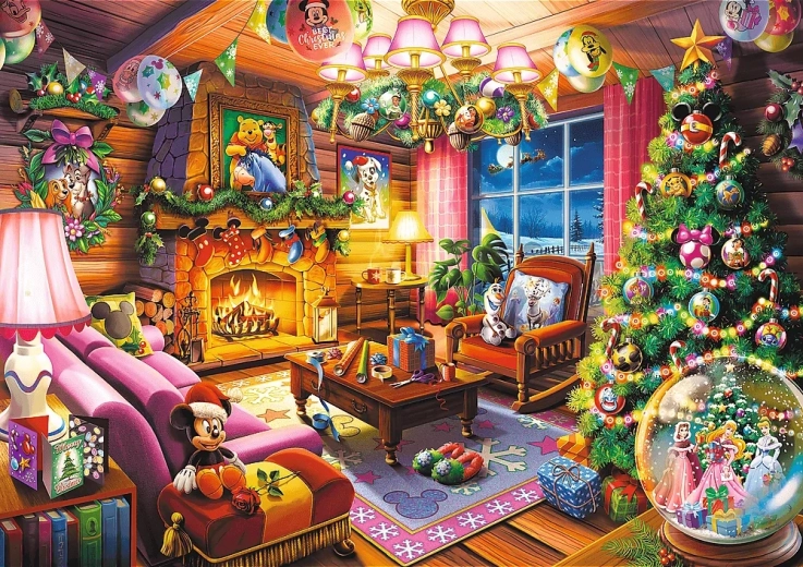 Trefl puslespil Premium Plus Disney Julehytten 1000 brikker